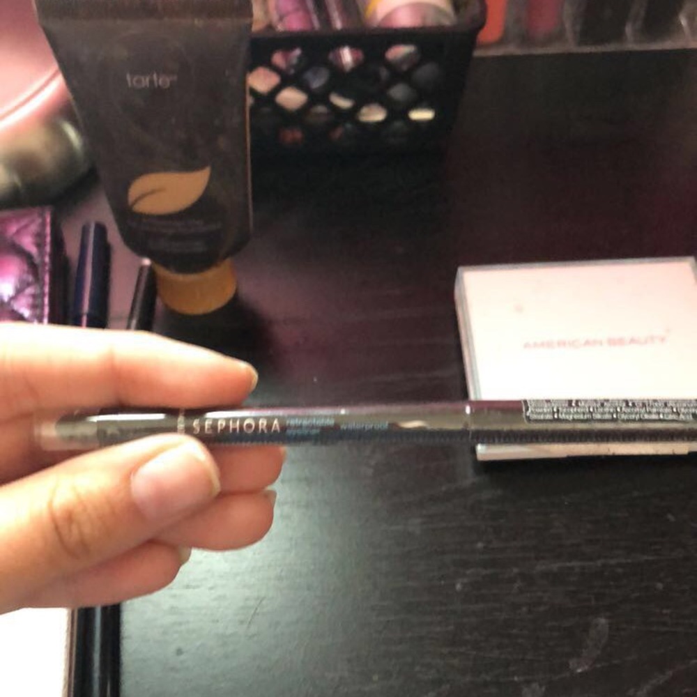 Sephora glitter black gel liner